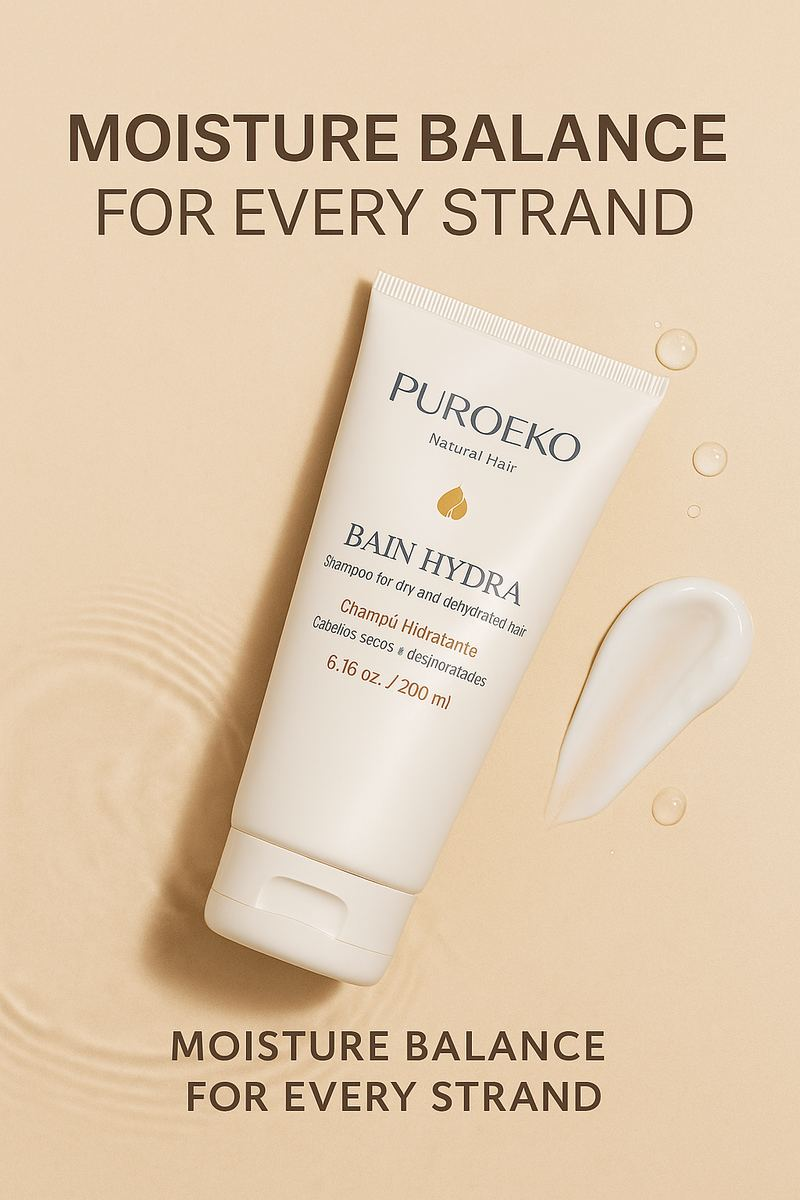 Ingredient label of PUROEKO Bain Hydra Hydrating Shampoo