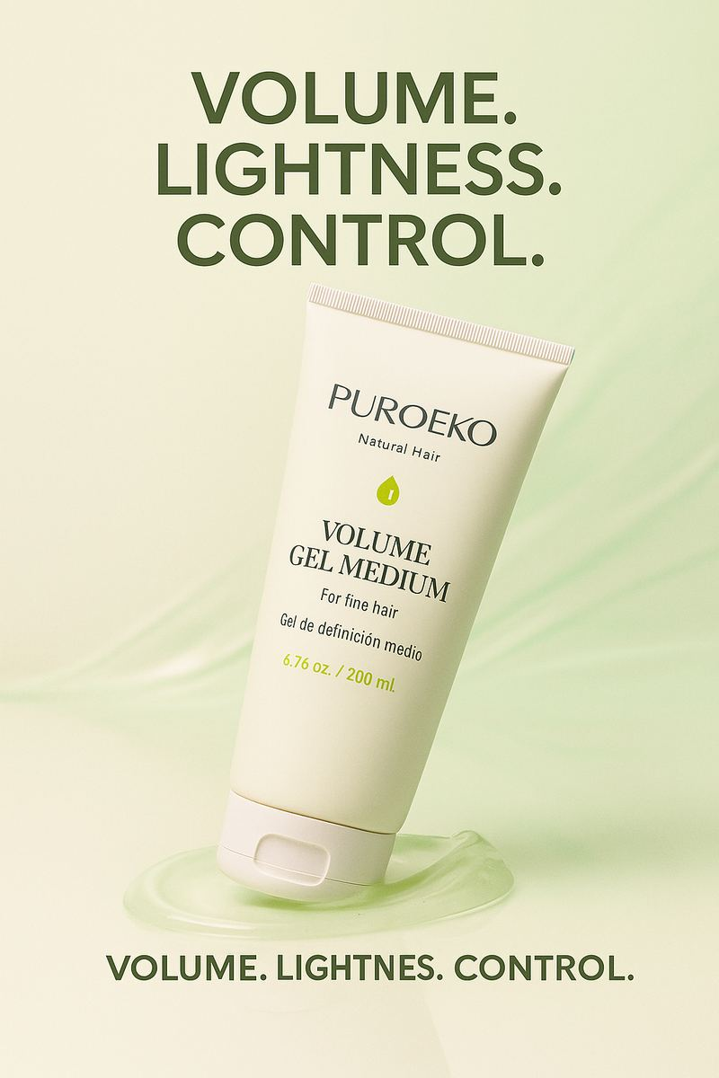 Ingredient label of PUROEKO's medium hold gel