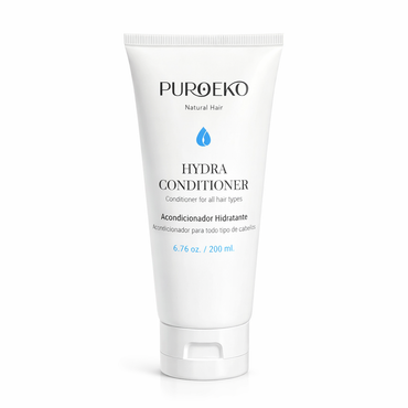 PUROEKO Hydra Conditioner – Acondicionador hidratante para cabello seco – Hidratación profunda y suavidad – Ácido hialurónico, sin sulfatos – 1 botella de 200 ml