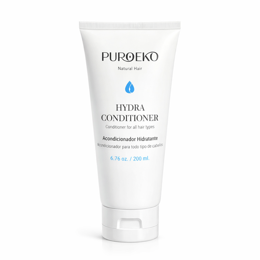 PUROEKO Hydra Conditioner – Acondicionador hidratante para cabello seco – Hidratación profunda y suavidad – Ácido hialurónico, sin sulfatos – 1 botella de 200 ml