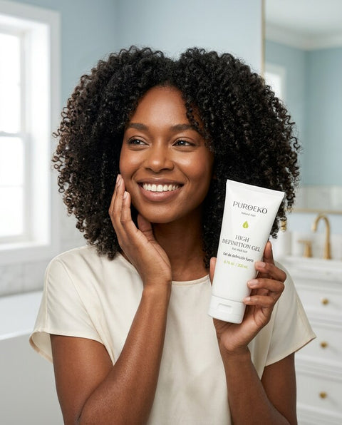 Rizos afro definidos — High Definition Gel