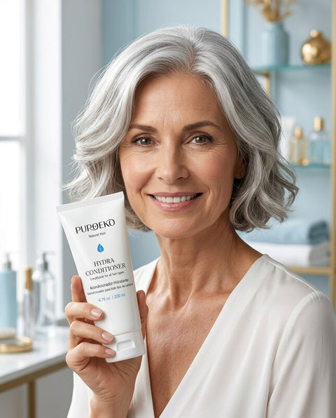 Melena plateada ondulada — Hydra Conditioner